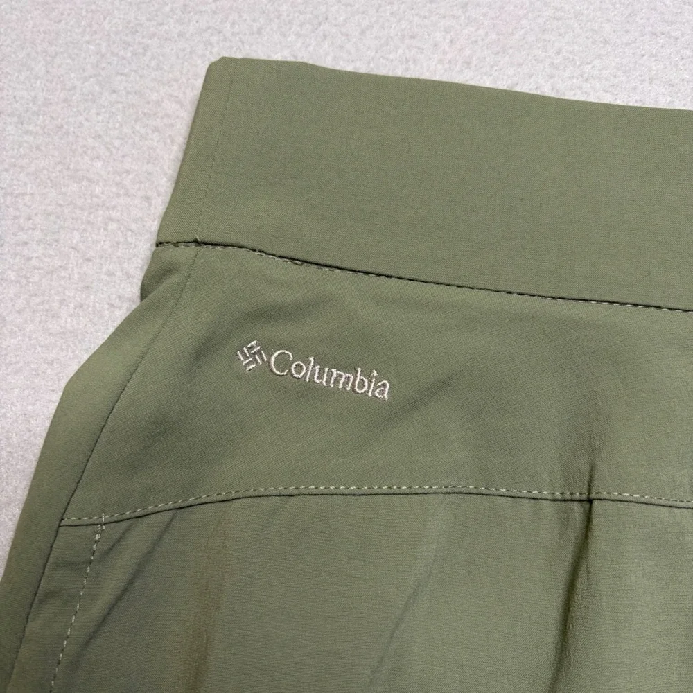 Columbia Skort Women XL Green Anytime Casual Omni-Shield Active Hiking Outdoor